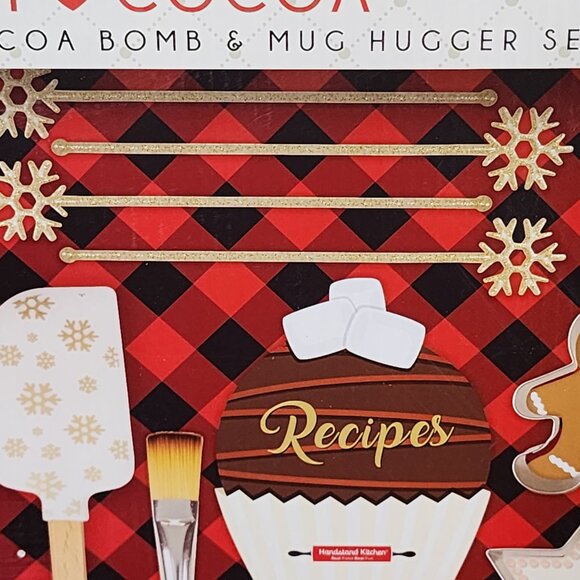 Handstand Kitchen I Love Cocoa Deluxe 50pc Cocoa Bomb and Mug Hugger Gift Set - Picture 6 of 16